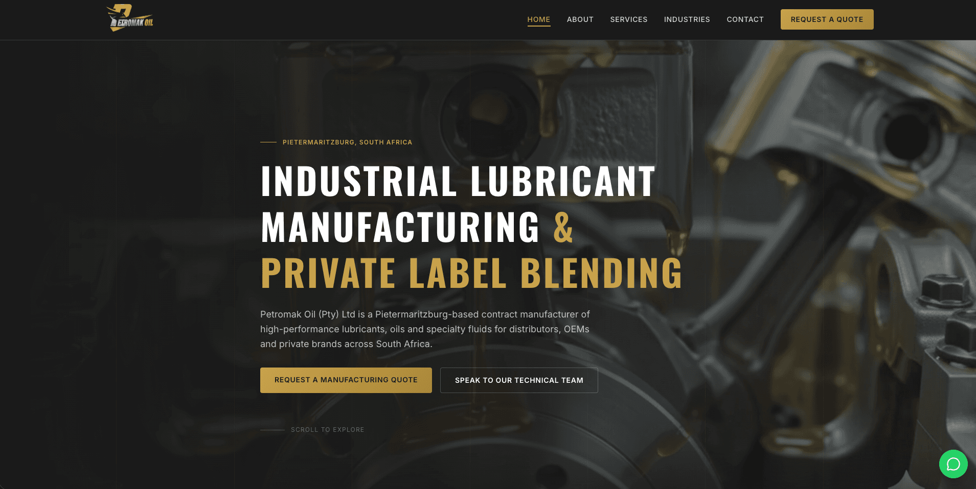 Petromak Oil website